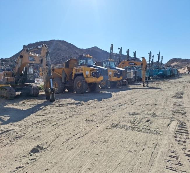 أعمال حفر وتسوية